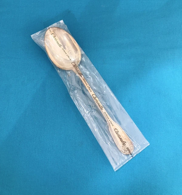NEUF cuillère de service CHRISTOFLE modèle VENDOME-COQUILLE métal argenté table