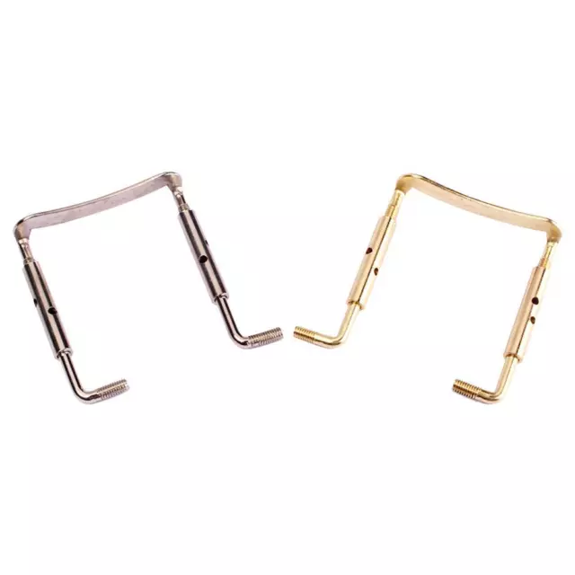2pcs Fiddle Chin Rest Fixing Screws Integrated Metal Durable Violin Accessories 2