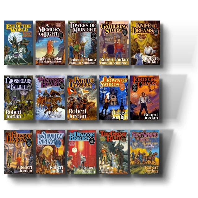 THE WHEEL OF Time Complete Set of 14 Robert JordanHardcover 699.99 PicClick THE WHEEL OF Time Complete Set of 14 Robert JordanHardcover 699.99 PicClick
