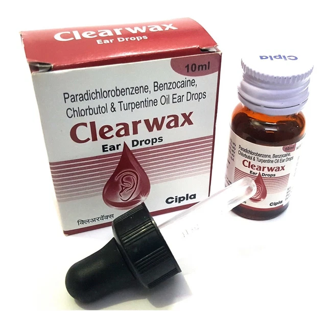 Cipla Clear Wax Ear Drop Disuelve El Cerumen Alivia Las Molestias Del Oído...