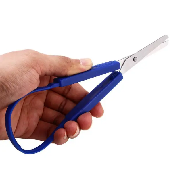 Children Adults Adaptive Scissors Cutting Supplies Yarn Cutter Loop Scissors