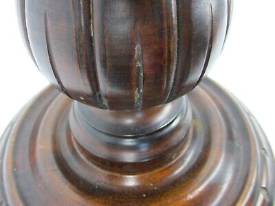 Wooden Side Wine Display Table Pedestal Plant Bonsai Flower Stand Barn Country 8