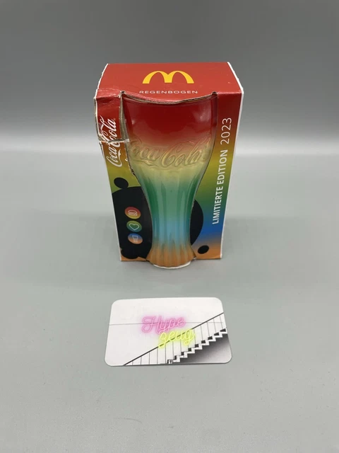 MCDONALD S RAINBOW GLASS 2023 Coca Cola Limited Edition New Original mcdonald-s-rainbow-glass-2023-coca-cola-limited-edition-new-original