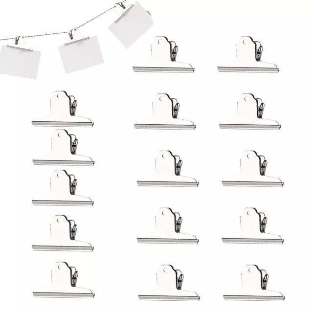 120mm Practical Stainless Steel Home Office Binder Clips Large Metal Portable