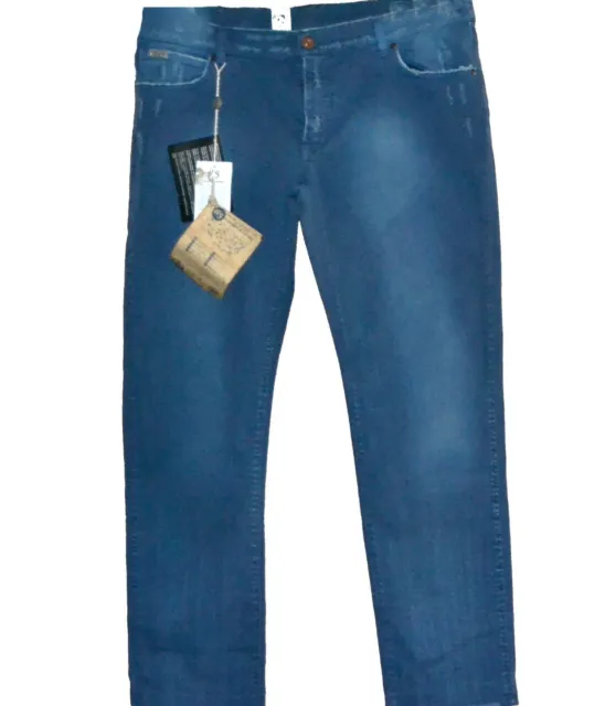 Its Met Blue Men Blue Cotton Denim Jeans Pants Size 40