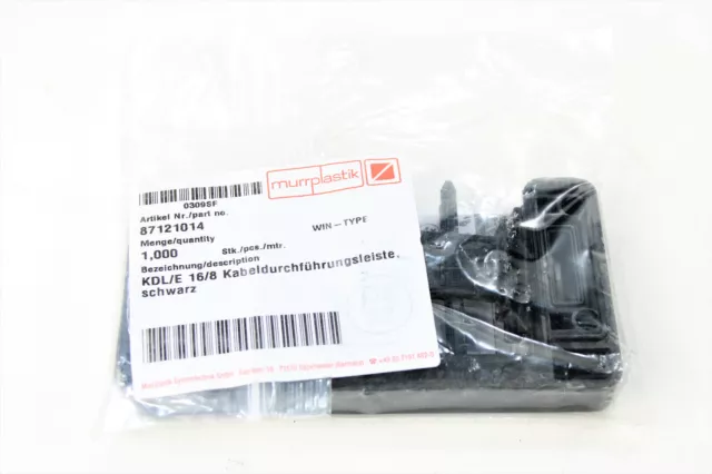 34 Piece Murrplastik Kdl / E 16/8 Kabeldurchführungsleisten 87121014