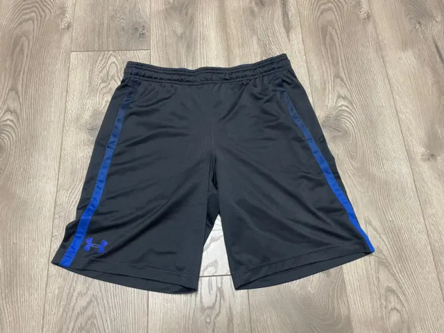 Under Armour Shorts Loose Athletic Mens Size Large Black And Blue