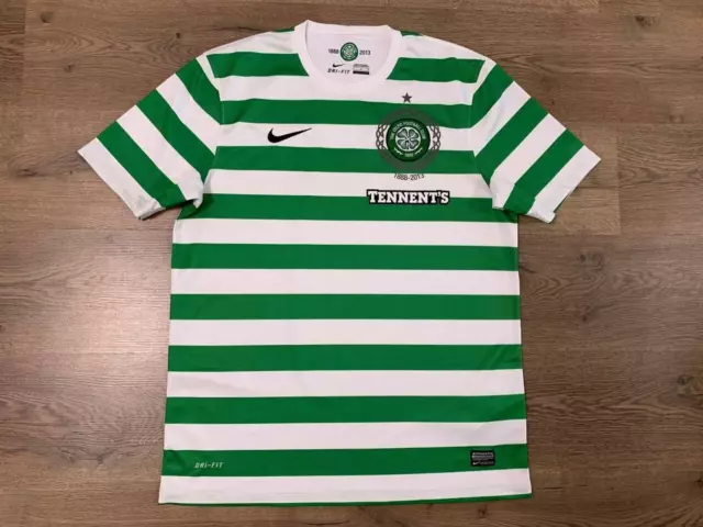 Celtic F.c. Scotland 2012/2013 Home Football Shirt Jersey Size L Nike