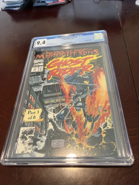 Ghost Rider #v2 #28 (1992) Key 1st Midnight Sons Lilith Newsstand CGC 9.4 KP781