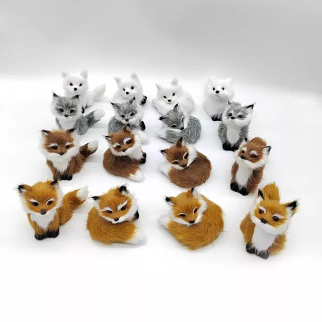 Furry Figurines Renard Peluche Mini Renard accroupie  Enfant