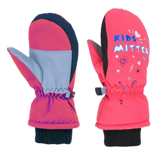 Kids Boy Girl Winter Warm Gloves Ski Windproof Thermal Snow Outdoor Mittens