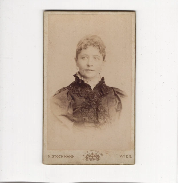 CDV Foto Damenportrait - Wien um 1890