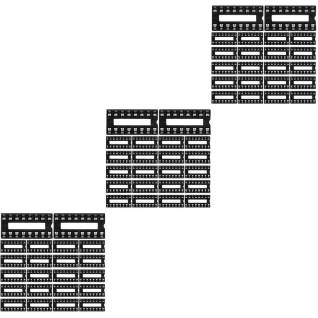 90 PCs IC -Adapter 16Pin IC Socket Standard Dual Row IC -Sockel für Breadboard