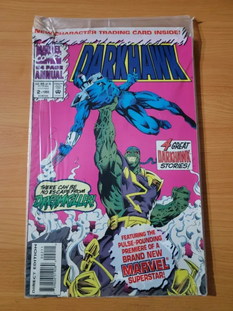 Darkhawk Annual #2 Sealed in Poly /w Card ~ NEAR MINT NM ~ 1993 Marvel Comics