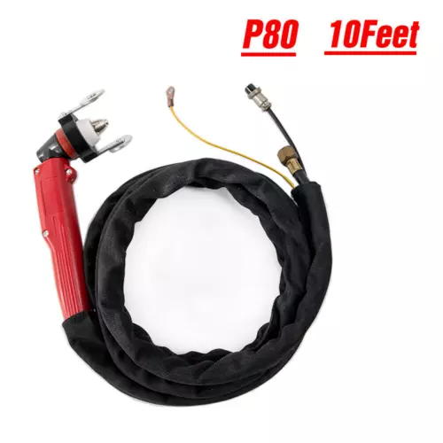 10 Feet & 3 Meter P-80 Panasonic Air Plasma Cutting Cutter Torch Complete Cables