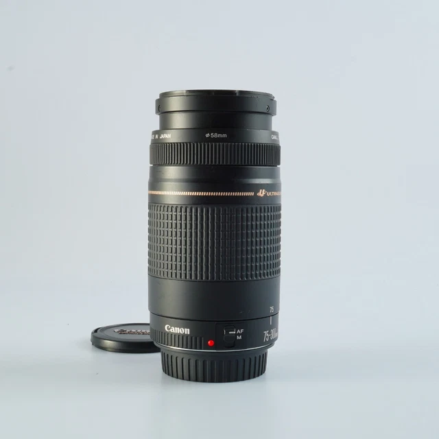 CANON EF 75-300MM & EF 28-80mm zoom lenses used, lightweight
