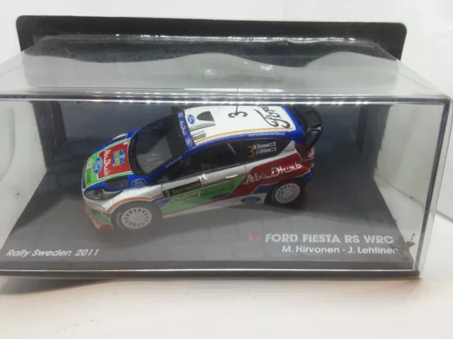 ford fiesta RS WRC rally de suede 2011 ixo presse 1/43 ,