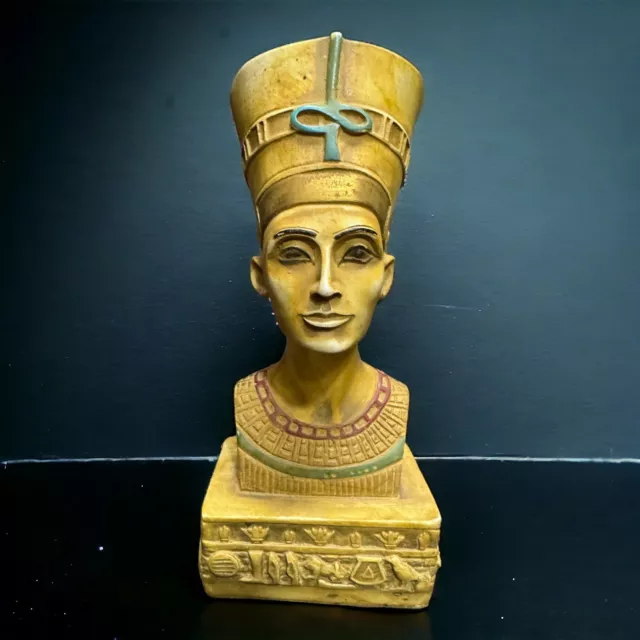 Egyptian Rare Head Queen Nefertiti Statue Ancient Pharaonic Antique Egyptian BC