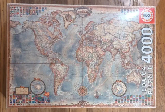 Educa World Map Jigsaw Puzzle 200pcs