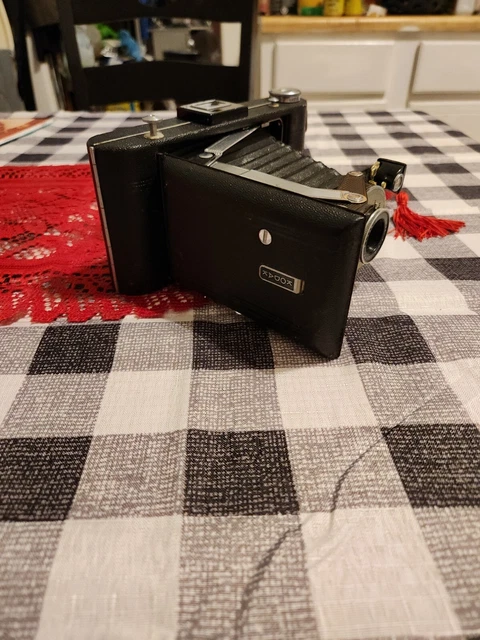 Kodak antigua vintage NO. 1 cámara plegable Diomatic
