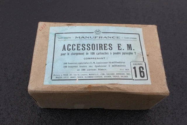 Ancienne Boîte Avec Nécessaire D'entretien Pour Fusil - XIXe/XXe