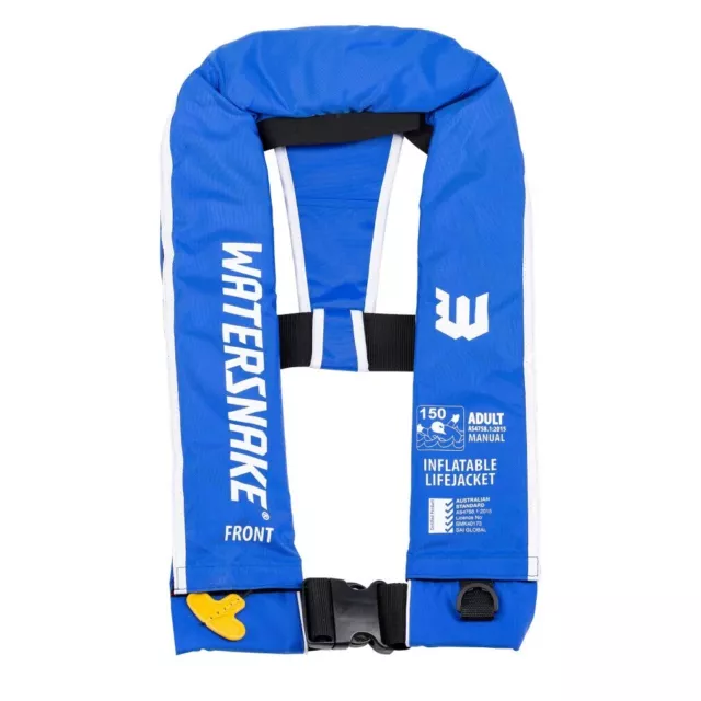 Blue Watersnake Manual Inflatable PFD - Level 150 Adult Life Jacket