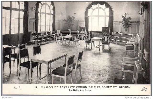 94 CACHAN - Maison de retraite Cousin de Mericourt et Besson, la salle des fetes