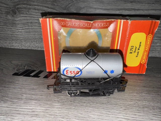 Wagon reservoir ESSO Hornby Meccano + boite d'origine