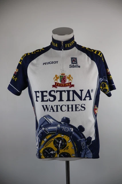 Maillot Cycliste Vintage Sibille TOAC Aérospatiale Toulouse, Taille M, Homme
