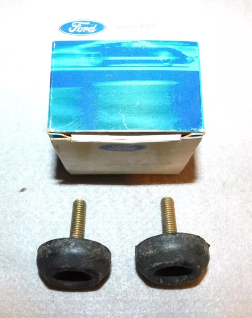 1964 1965 1966 Ford Mustang Fastback Convert GT Shelby NOS FRONT HOOD BUMPERS