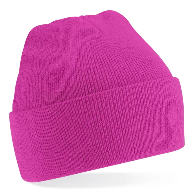 Girls Boys Childs Childrens Kids Knitted Soft Acrylic Warm Winter Ski Beanie Hat