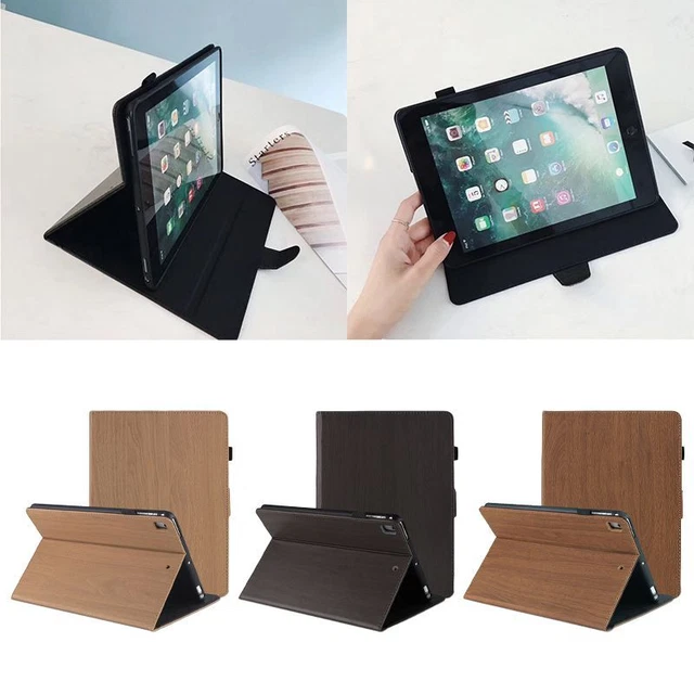 Drop-proof Wood Grain Leather Tablet Protective Case For Ipad Pro Mini Air