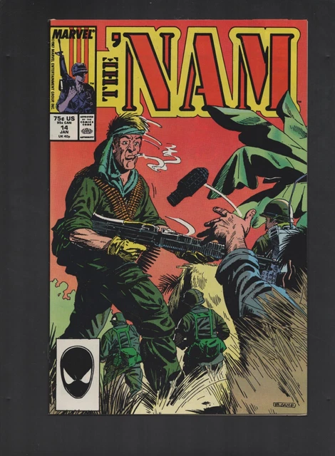Marvel Comics The 'Nam January 1988 VOL# 1 NO# 14 Comic Book Comicbook 11