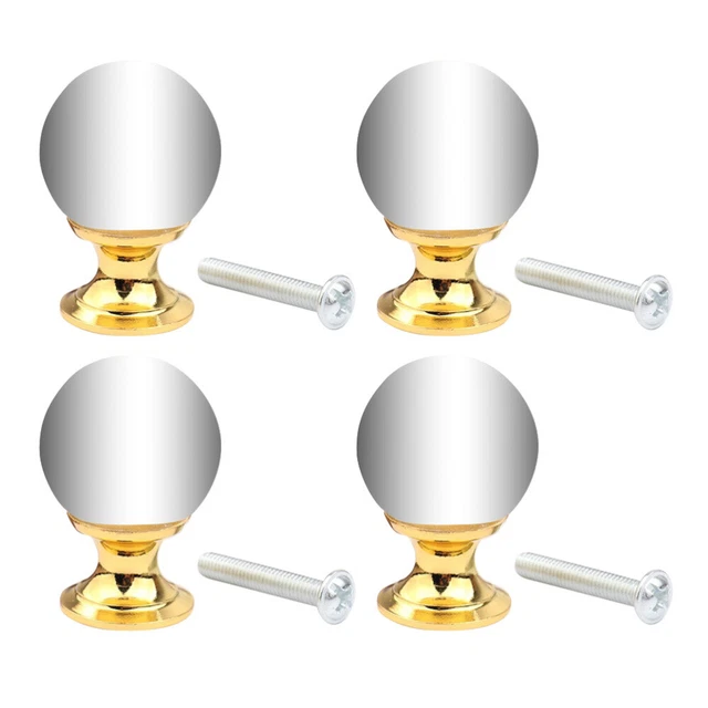 glass drawer pulls kitchen cabinet hardware 4 ensembles Diamant En Forme de Bout