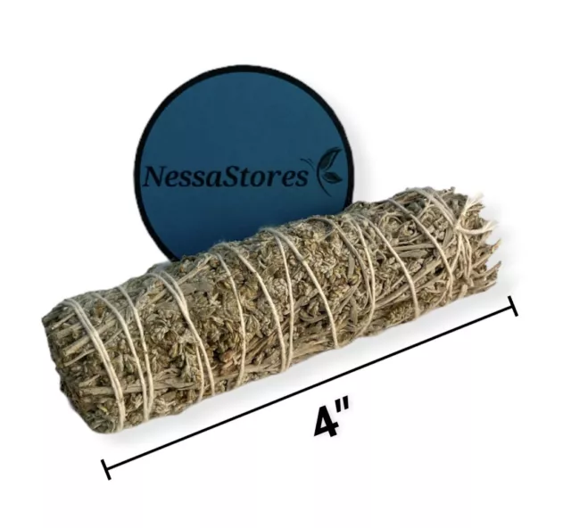 NessaStores Blue Sage Smudge Incense 4"-5" Bundle (1 pc) #JC-73