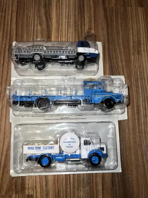 Lot 1/43 Ixo Fourgons Berliet