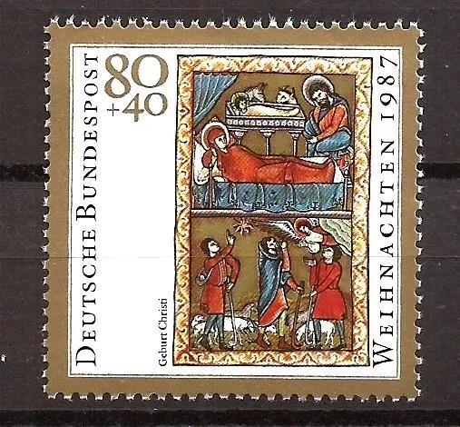 [D8747] BRD, Germany 1987 MNH** Christmas Stamps, Religion