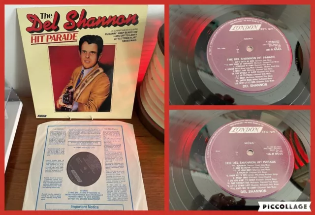 Del Shannon Del Shannon Hit Parade 1980 Uk Vinyl Lp London Records