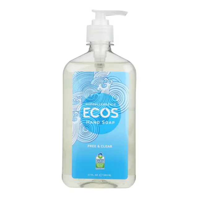 ECOS Hand Soap - Free And Clear - Case of 6 - 17 fl oz.