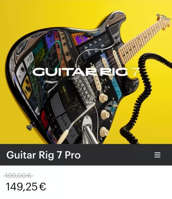 ⚠️ Native Instruments Guitar Rig 7 LE - Lizenzübertragung ⚠️ NEU Download Code