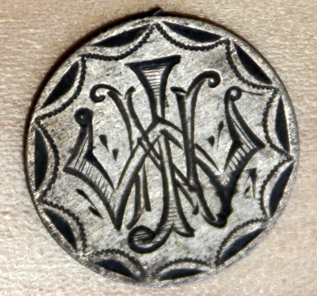 1877 Silver Seated Liberty Dime Love Token WNJ
