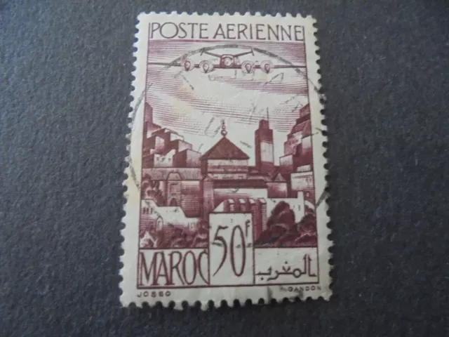 Maroc Yt Pa 62 Poste Aerienne 1947