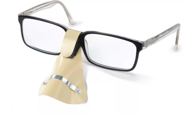 Nasenschutz für Brillen Schwarz Beige Schutz gegen Sonne und Verletzungen