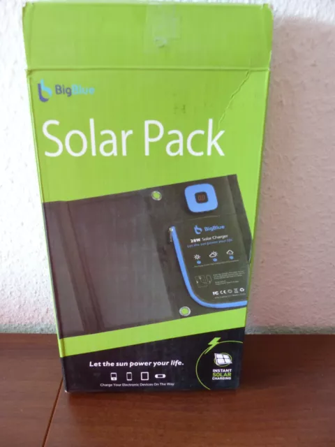 Solar Ladegerät 28W Tragbar USB BigBlue