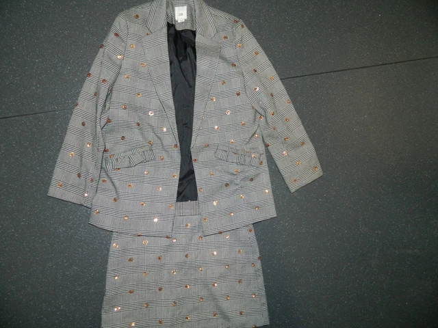 Set tuta ragazza River ISLAND età 6/7 vestibilità slim condizioni eccellenti