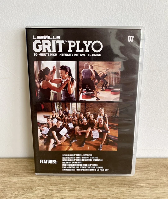 LES MILLS GRIT PLYO 6 06 music, DVD, Notes hiit training. Partial
