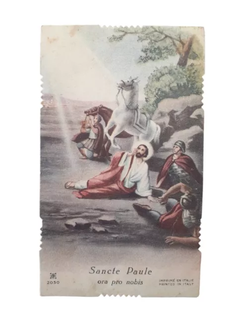 *HH* Antico Santino Religioso Holy card San Paolo 1938 sacra Immaginetta