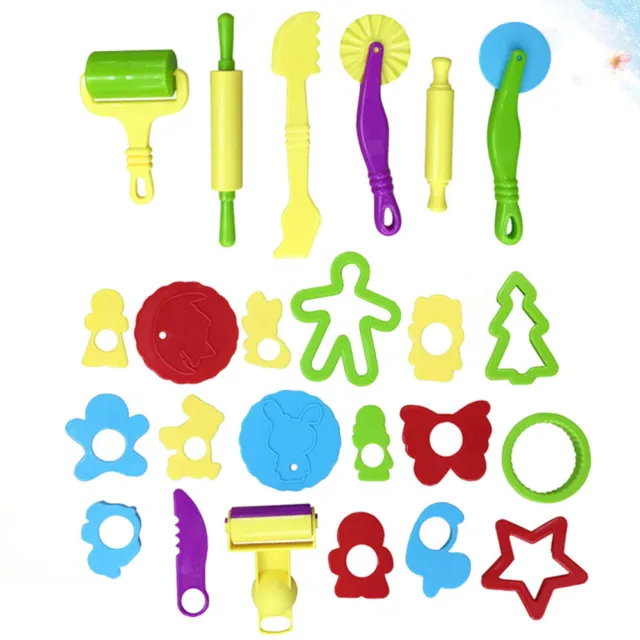 24 Pcs Dough Playing Tool Plasticine  Toys Accessories Clay Dough Mold