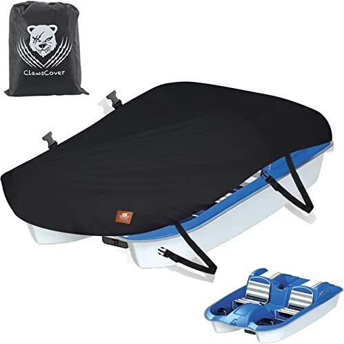 Thicken Pedal Boat Covers for Outdoor,112.5L x 65W Inch Fits Up to 3 or 5 Per