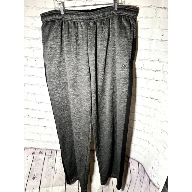 RUSSELL ATHLETIC MENS Dark Gray Track Pants Sz 92X) Euc And Gently Worn ...